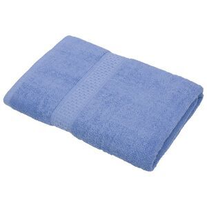 Plain Soft Absorbent Cotton Bath Towel Purple 27.56"x55.12"